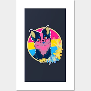 Pansexual corgi Posters and Art